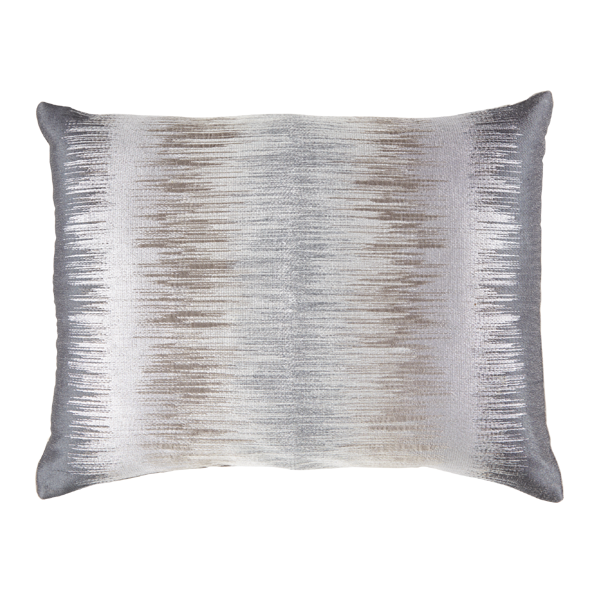 Grey Cotton Velvet with Multi Grey & Silver Embroidery