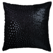 Black Velvet with All-Over Black Leather Squares & Bead