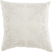 Creme Linen with Creme Velvet and Creme Embroidery